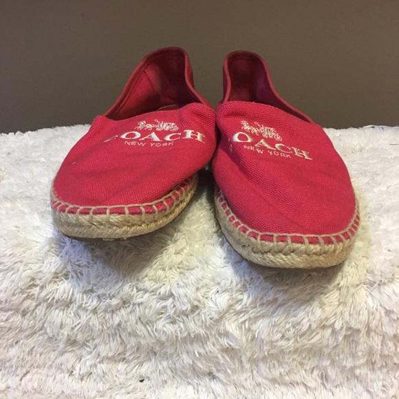 Coach RHODA espadrille slip ons size 7 1/2 - Picture 8 of 8